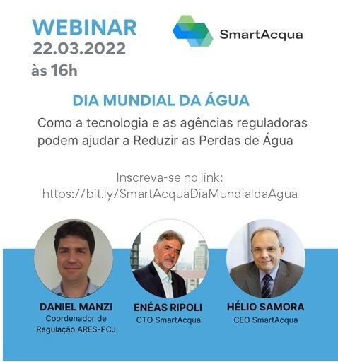 NO DIA MUNDIAL DA ÁGUA, UM WEBINAR ESPECIAL DEBATERÁ A IMPORTÂNCIA DOS RECURSOS HÍDRICOS